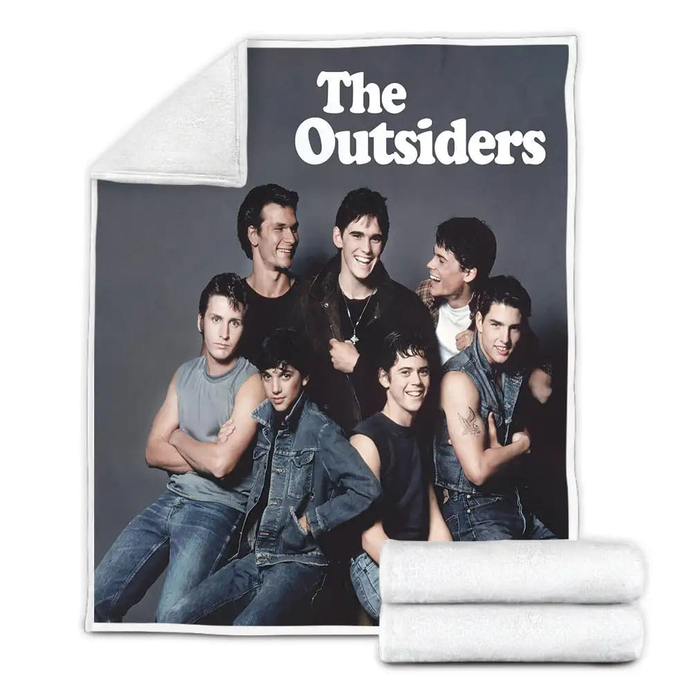 The Outsiders Film Poster Fleece Blanket Gift For Birthday Halloween Christmas Thanksgiving