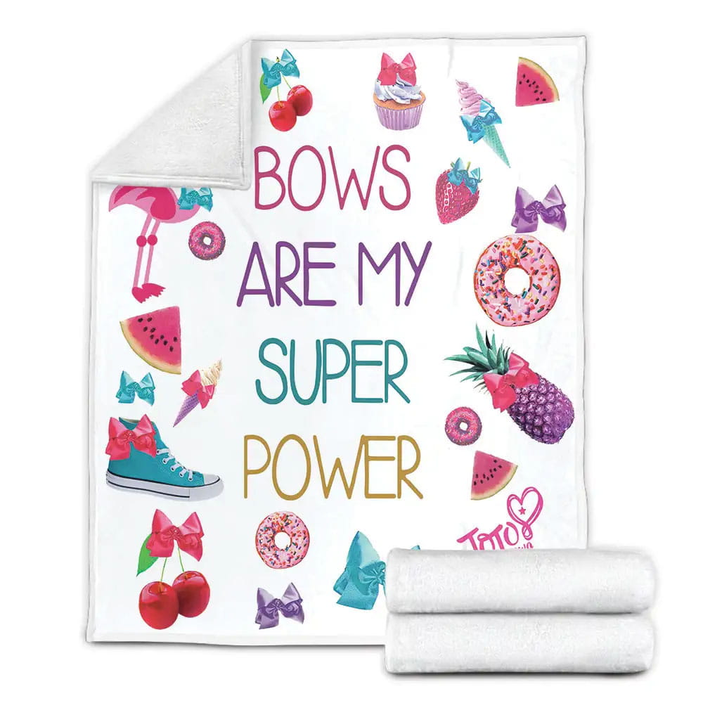 Jojo Siwa You Are My Super Power Fleece Blanket Gift For Christmas Thanksgiving Halloween