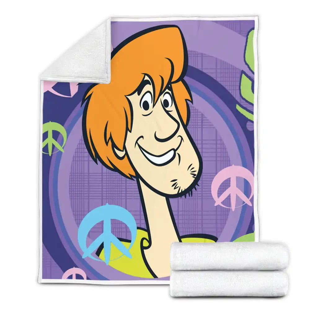 The Scooby-Doo Show Shaggy Fleece Blanket Gift For Birthday Halloween Christmas Thanksgiving