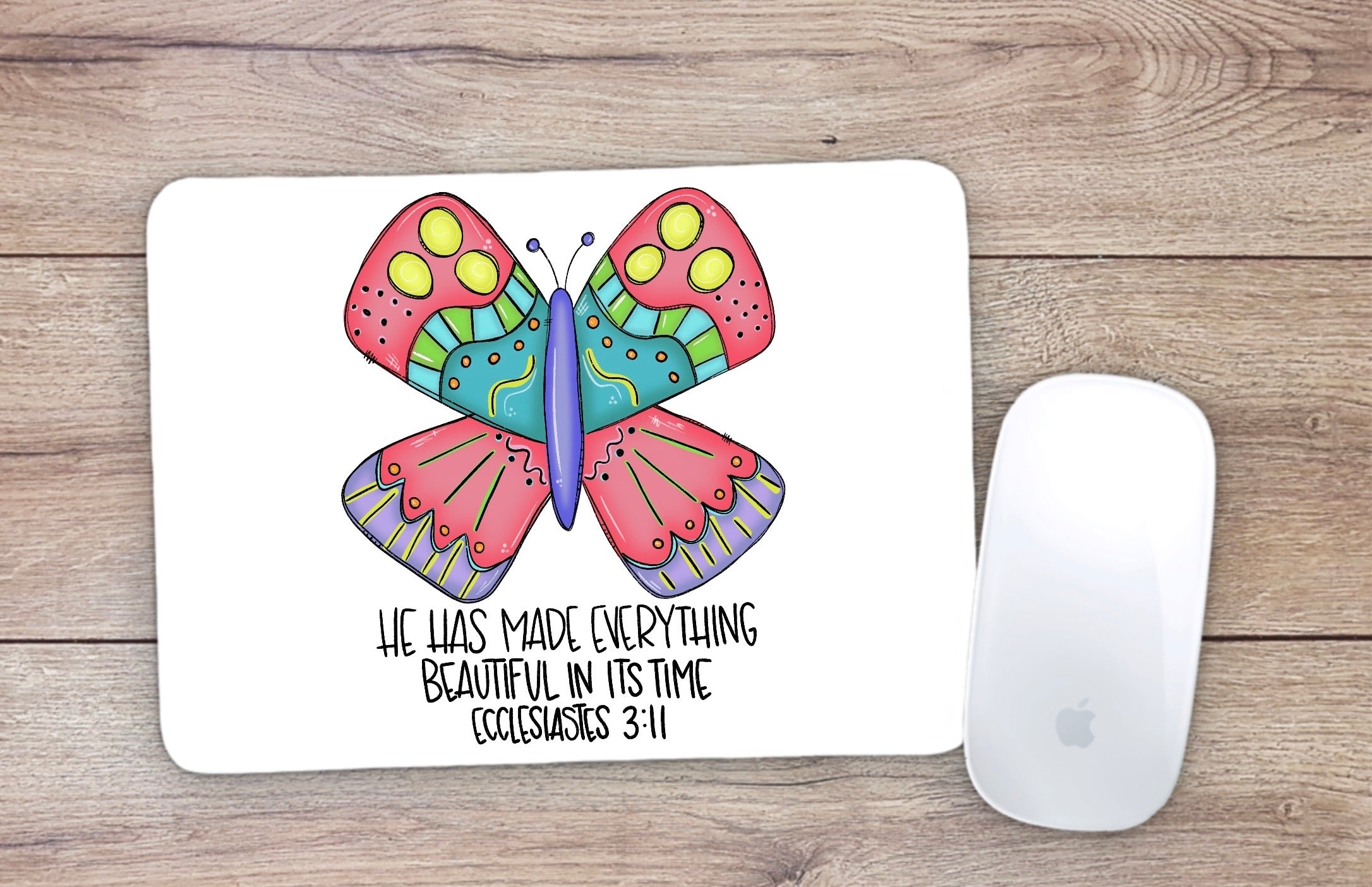 Allleftout Butterfly Mouse Pad
