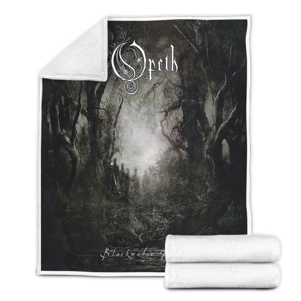 Opeth Band Blackwater Park Fleece Blanket Gift For Birthday Halloween Christmas Thanksgiving