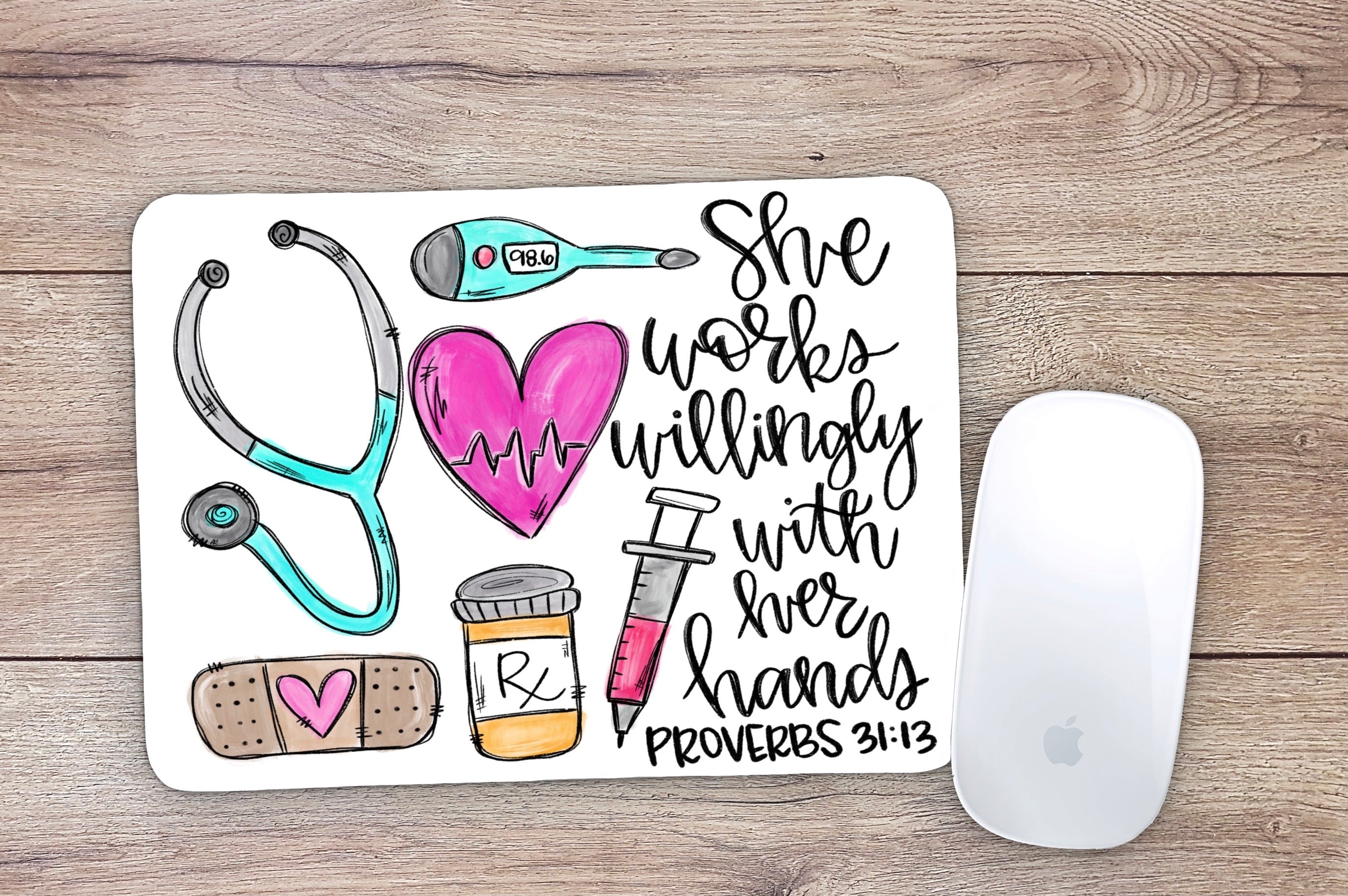 Allleftout Nurse Mouse Pad