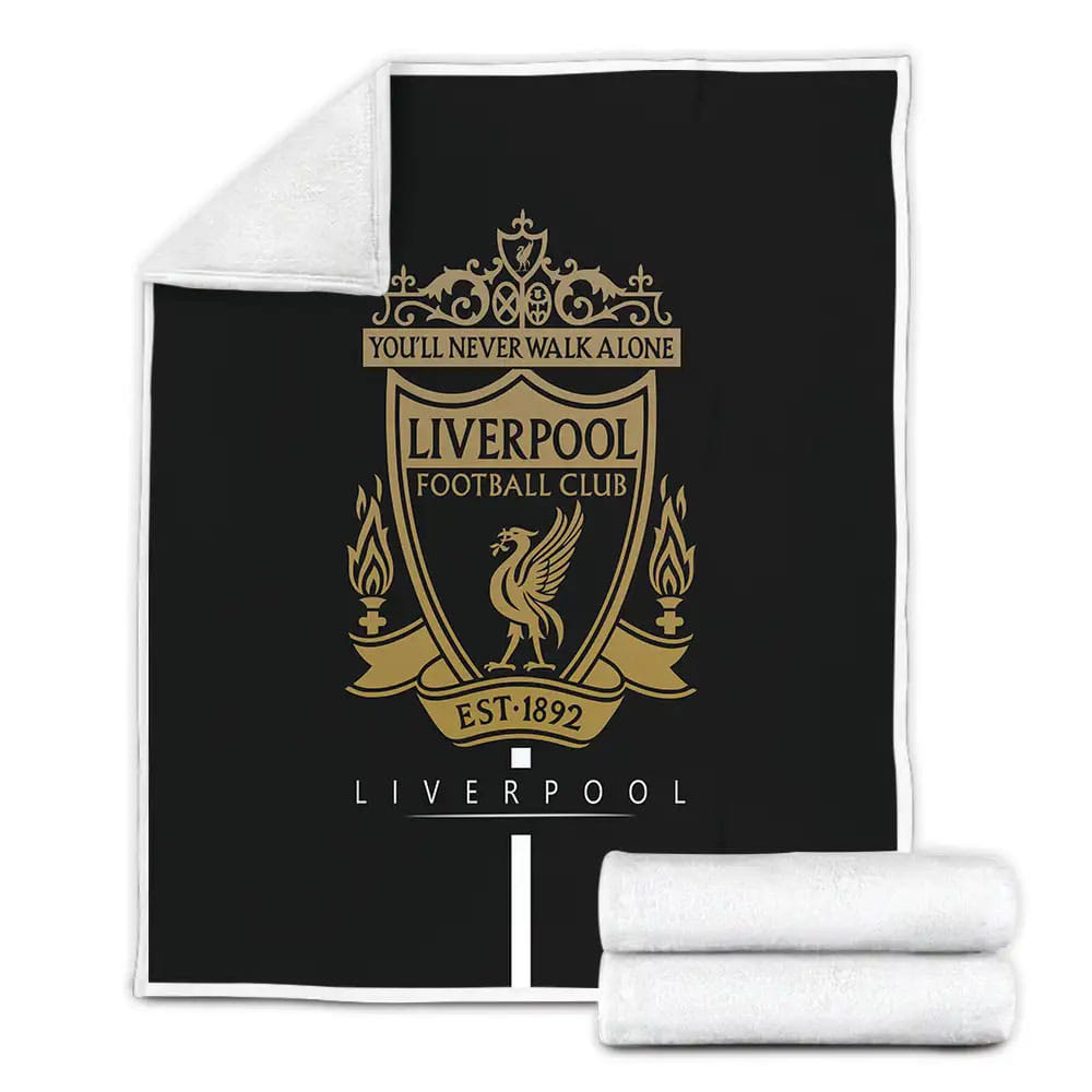 Liverpool Fc Football Club Fleece Blanket Gift For Birthday Halloween Christmas Thanksgiving
