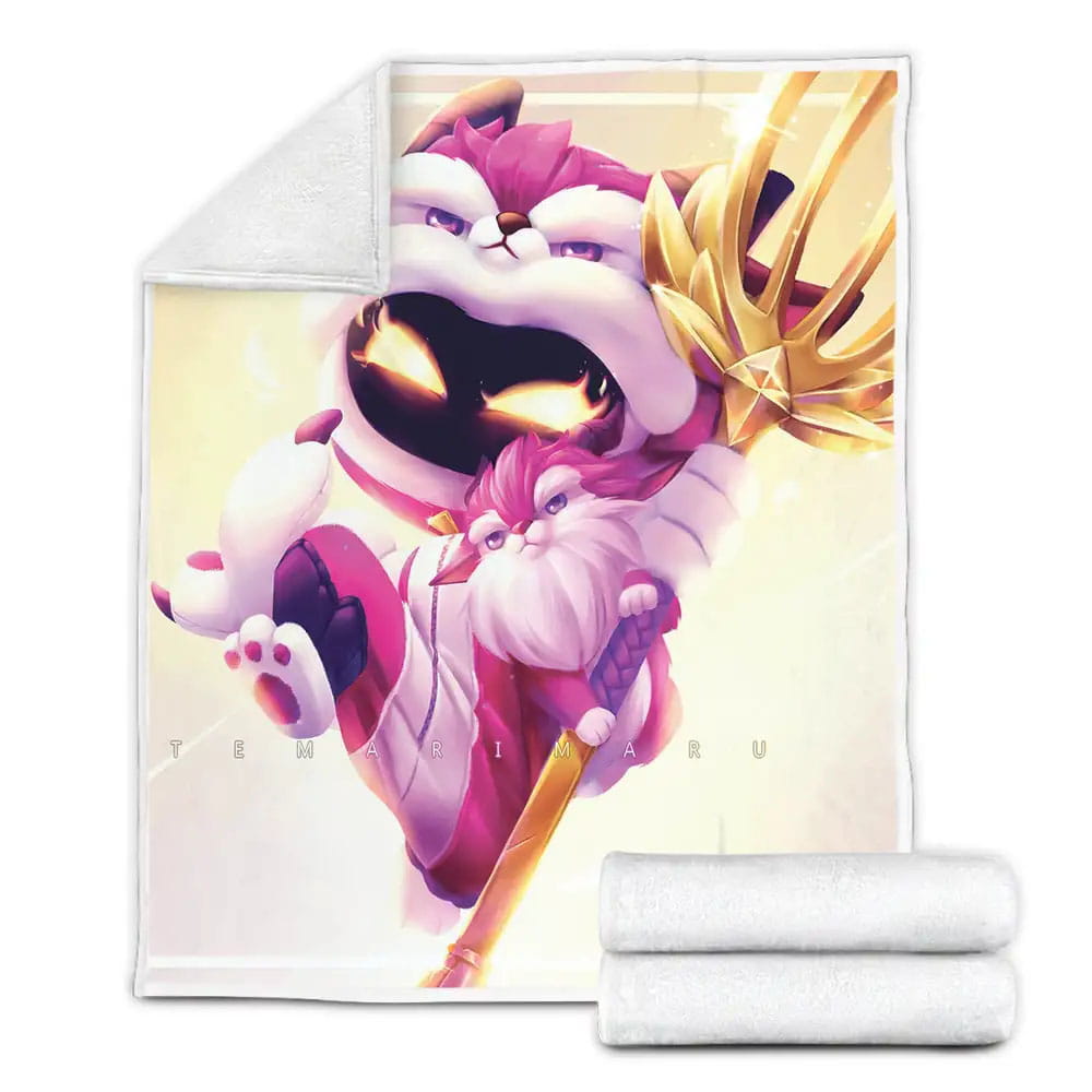 League Of Legends Adorable Furyhorn Cosplay Veigar Artwork Fleece Blanket Perfect 