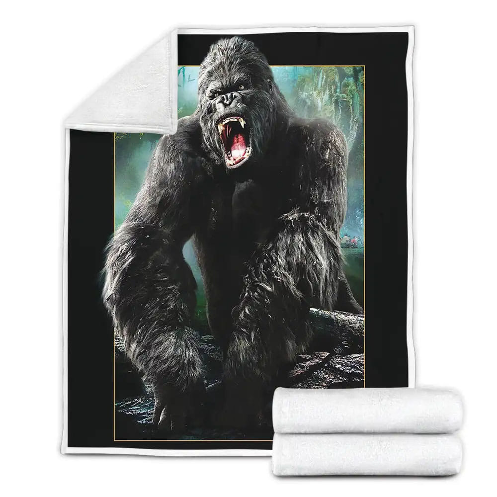 King Kong 2005 Movie Art Fleece Blanket Gift For Birthday Halloween Christmas Thanksgiving