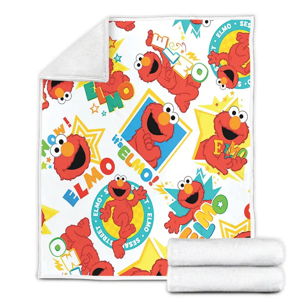 Sesame Street Wow Elmo Its Elmo Fleece Blanket Gift For Christmas Thanksgiving Halloween