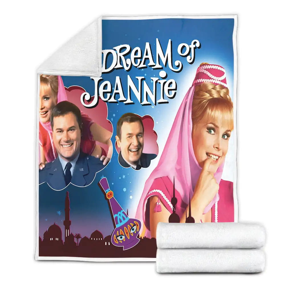 I Dream Of Jeannie Movie Poster 5 Fleece Blanket Gift For Christmas Thanksgiving Halloween