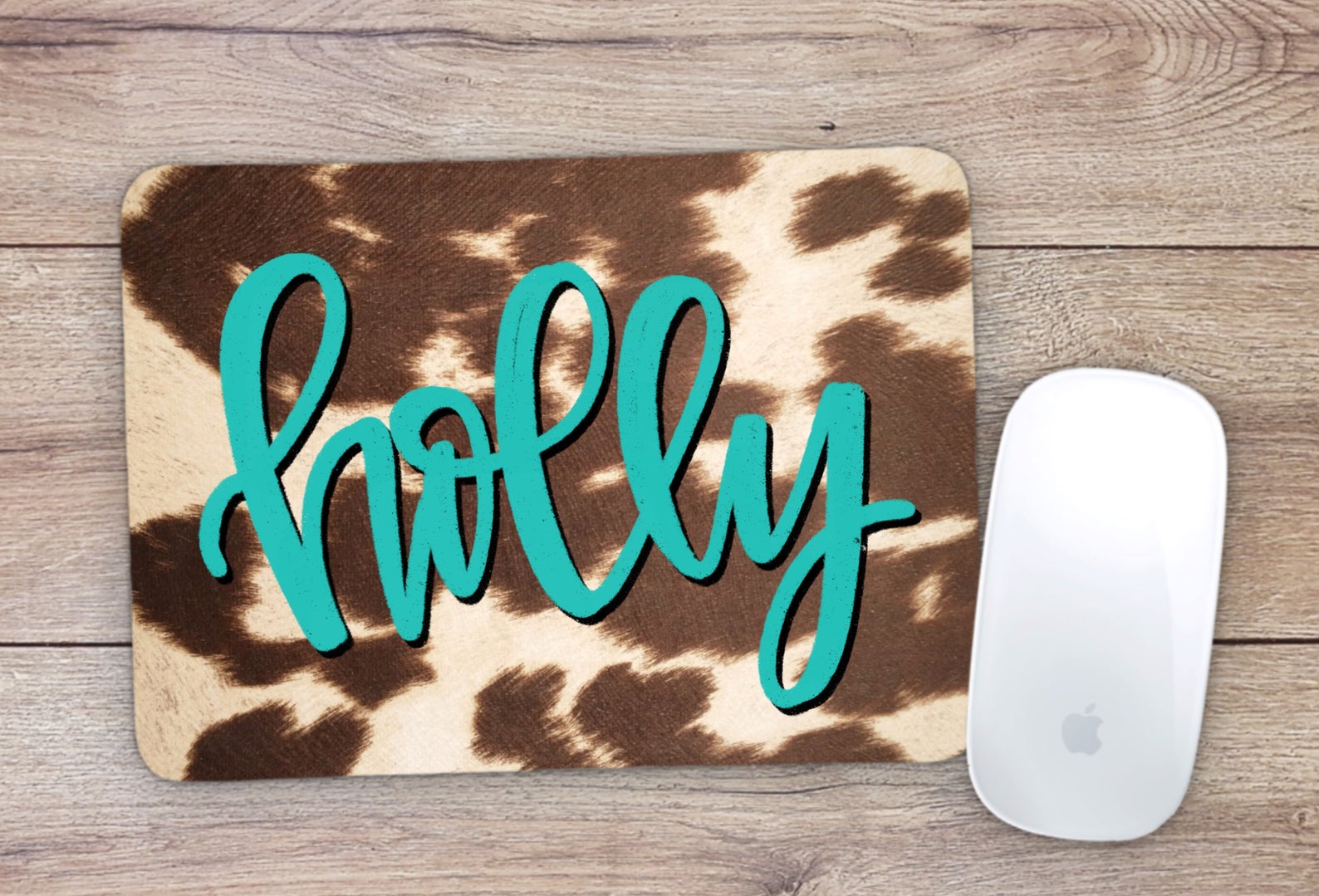 Allleftout Custom Cowhide Mouse Pad