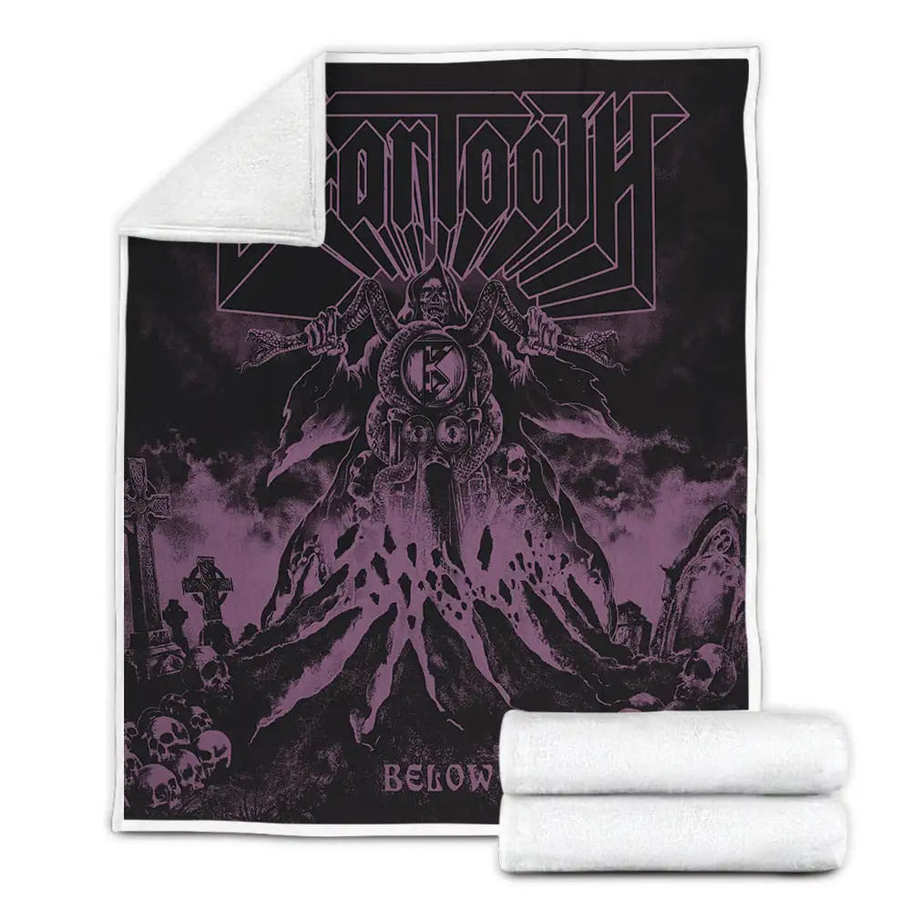 Beartooth Band Album Below Fleece Blanket Gift For Birthday Halloween Christmas Thanksgiving