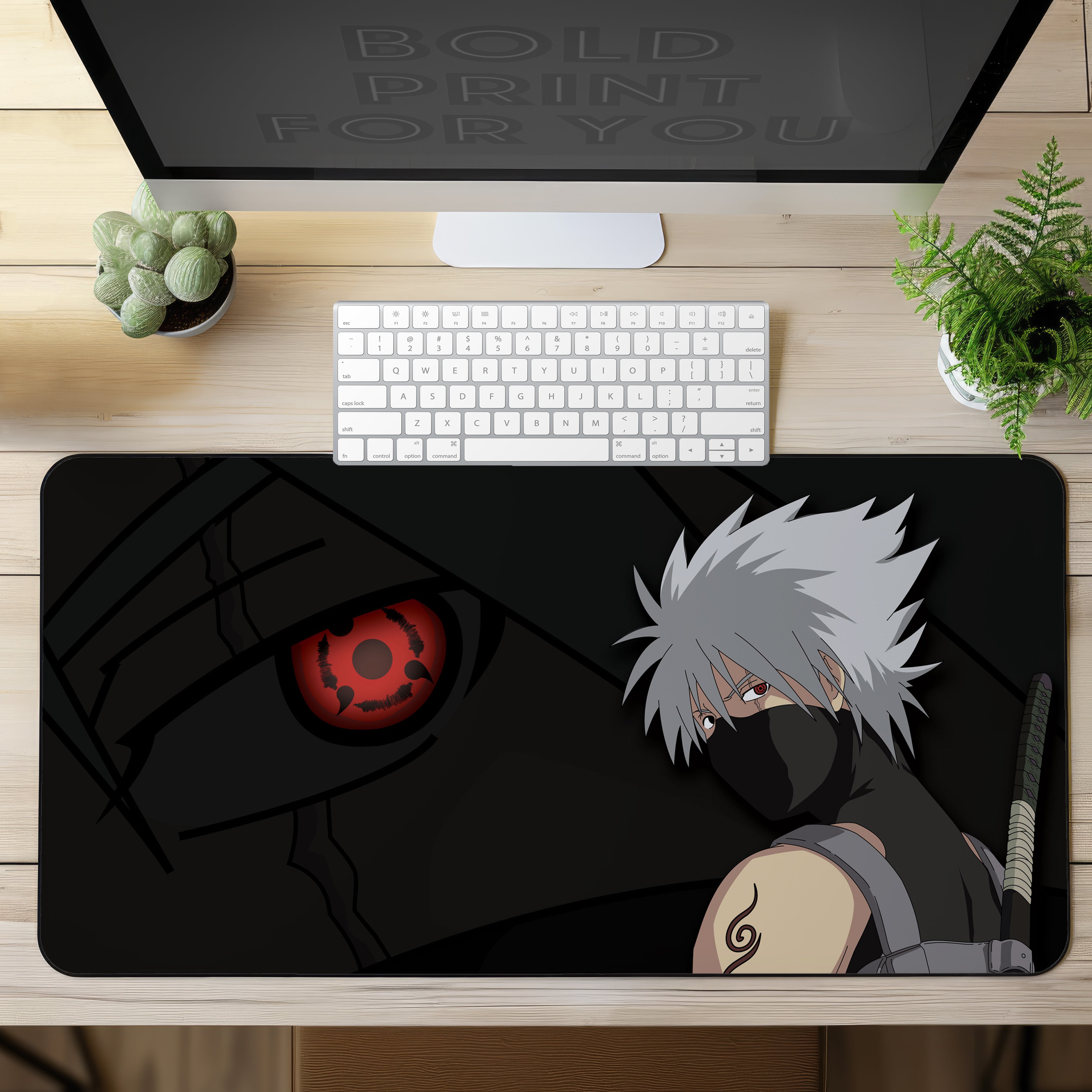 Allleftout Kakashi Sharingan Desk Mat