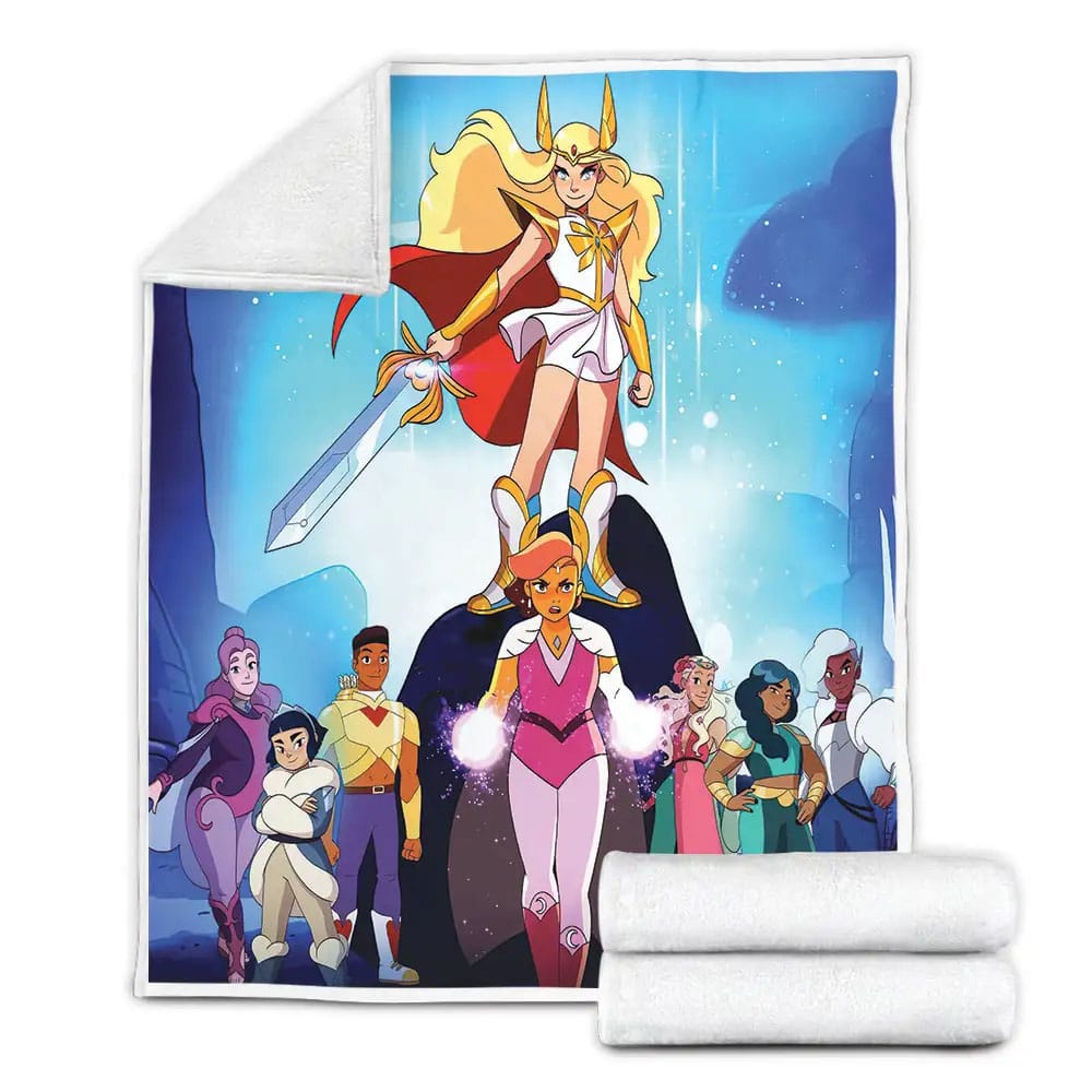 She-Ra And The Princesses Of Power 2018-2020 Movie Poster Fleece Blanket Perfect 