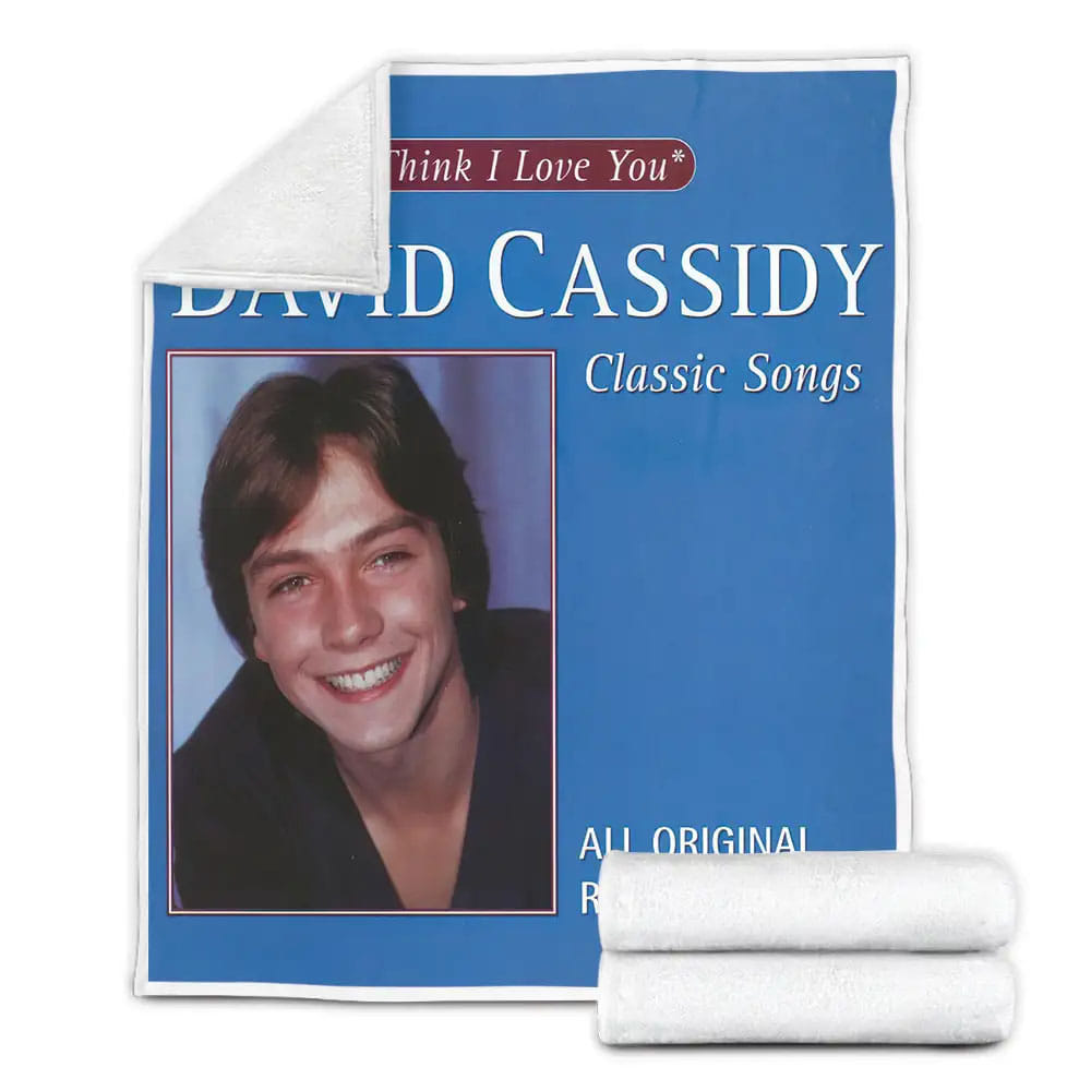 Classic Songs David Cassidy Fleece Blanket Gift For Birthday Halloween Christmas Thanksgiving