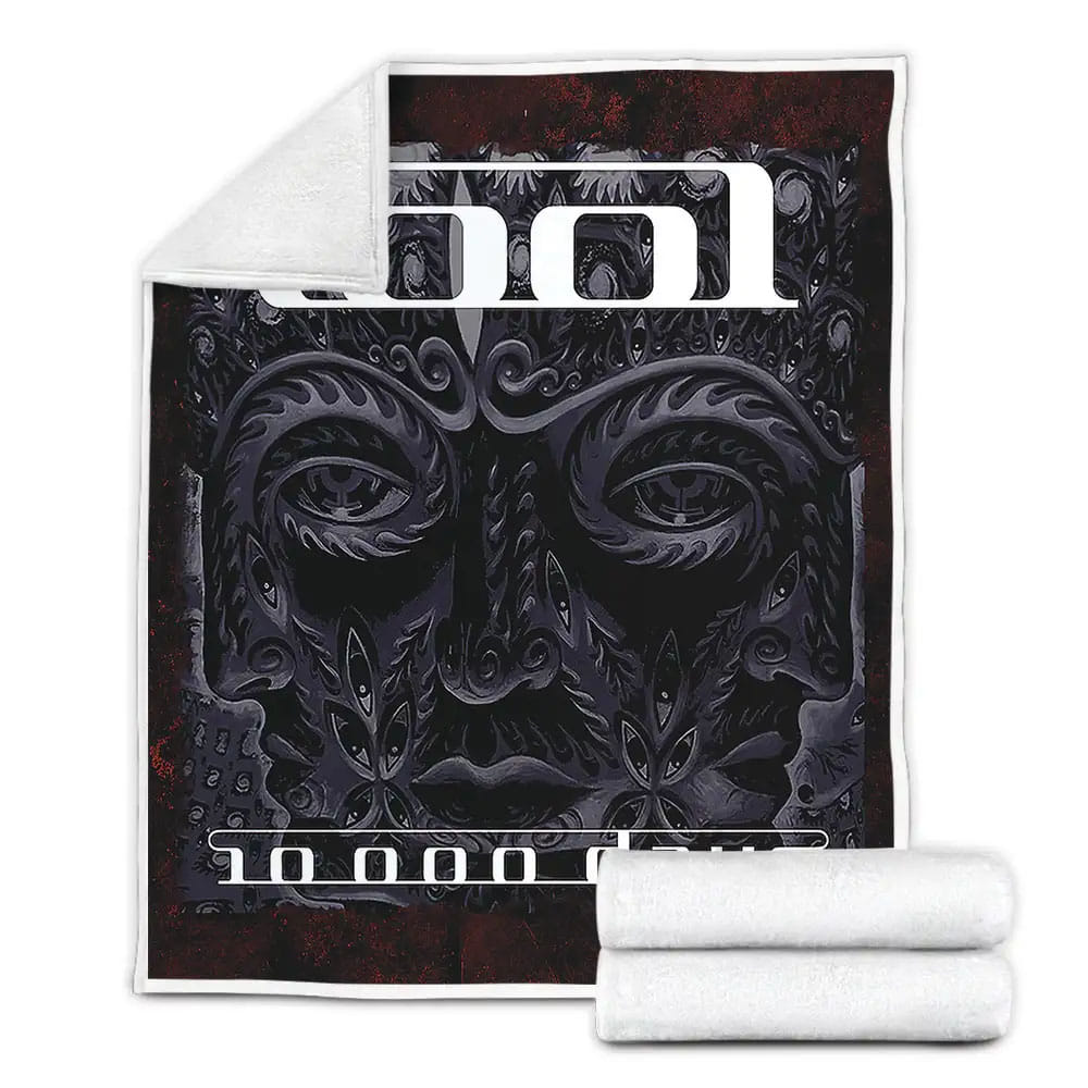 Tool Music Band 10000 Days Fleece Blanket Gift For Birthday Halloween Christmas Thanksgiving