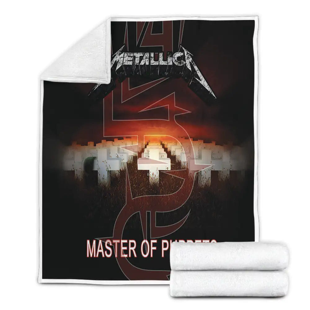 Musical Artists 80s Metallica 4n 3D Fleece Blanket Gift For Christmas Thanksgiving Halloween
