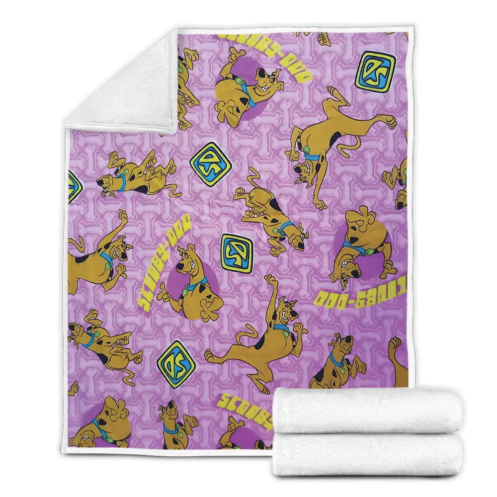 Scooby Doo Movies Sd Emotions tomb Fleece Blanket Gift For Christmas Thanksgiving Halloween
