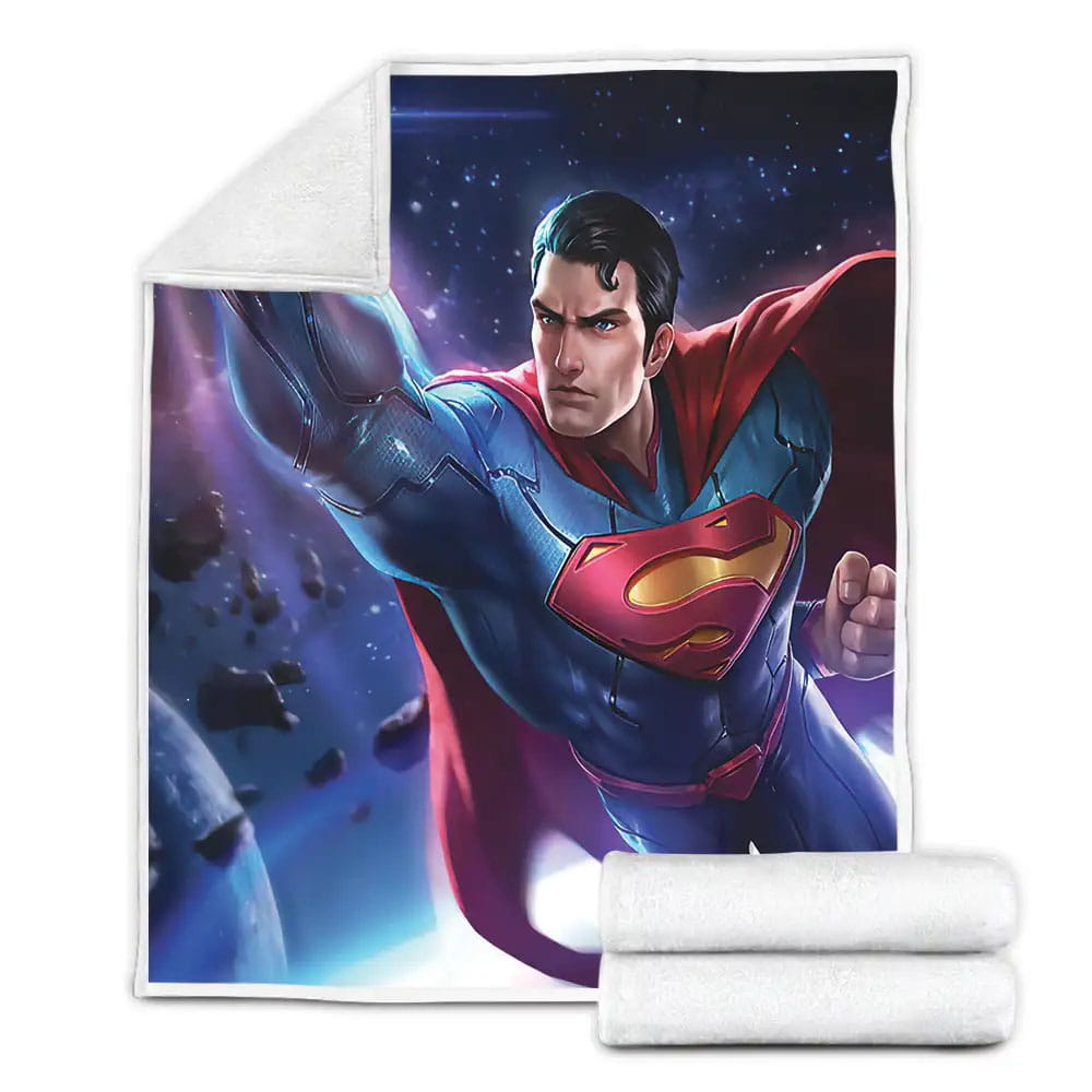 Superman Dc Comics Character Fleece Blanket Gift For Birthday Halloween Christmas Thanksgiving