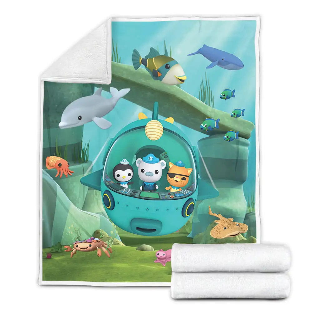 The Octonauts Ocean Discovery Fleece Blanket Gift For Birthday Halloween Christmas Thanksgiving