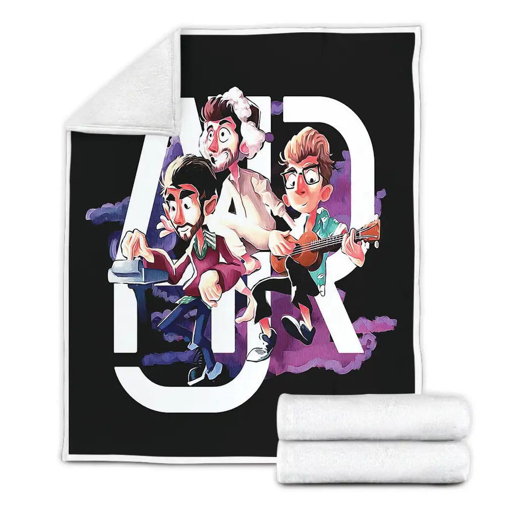 Ajr Band Daily Activities Art Fleece Blanket Gift For Birthday Halloween Christmas Thanksgiving