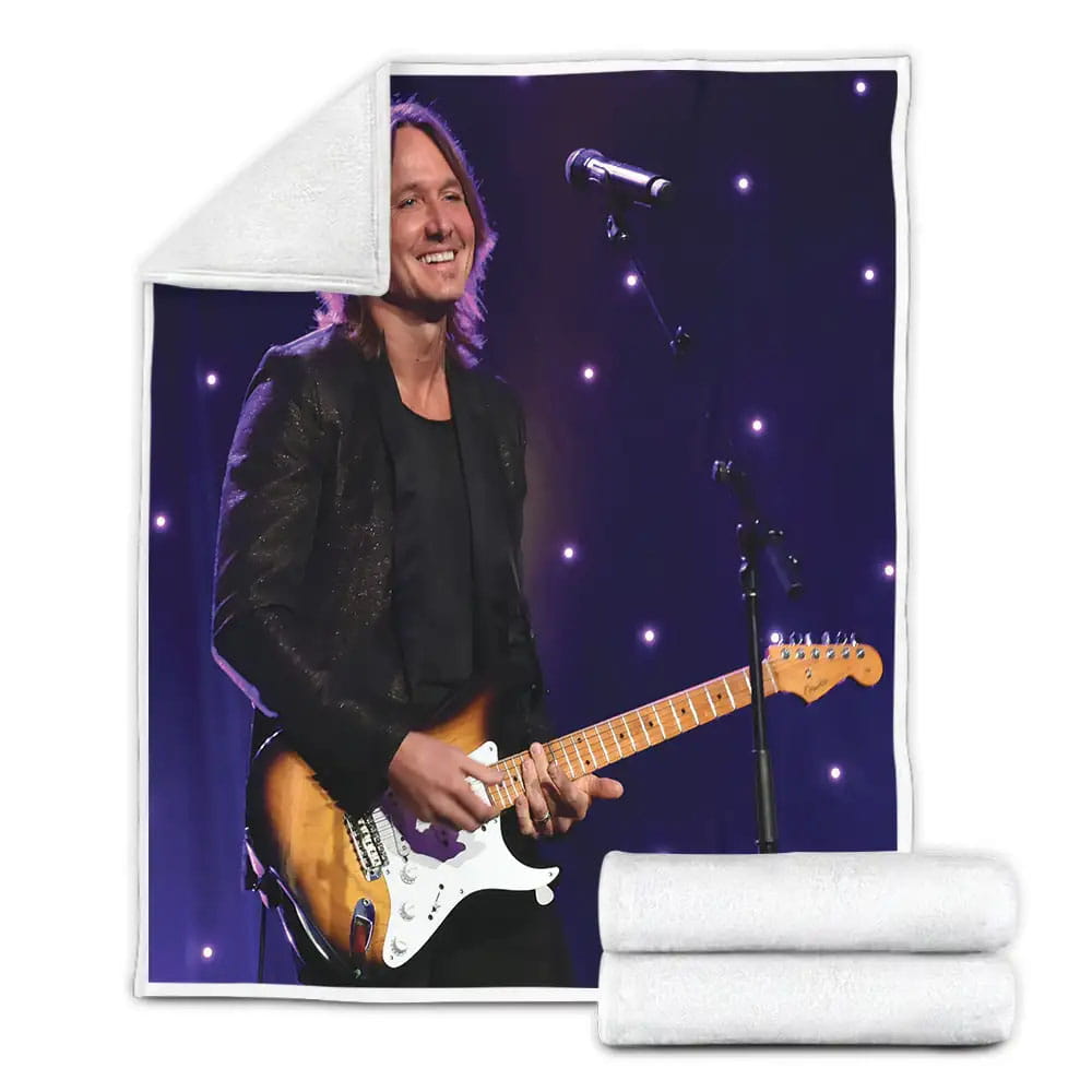 Famous Person Keith Urban N 3D Fleece Blanket Gift For Birthday Halloween Christmas Thanksgiving