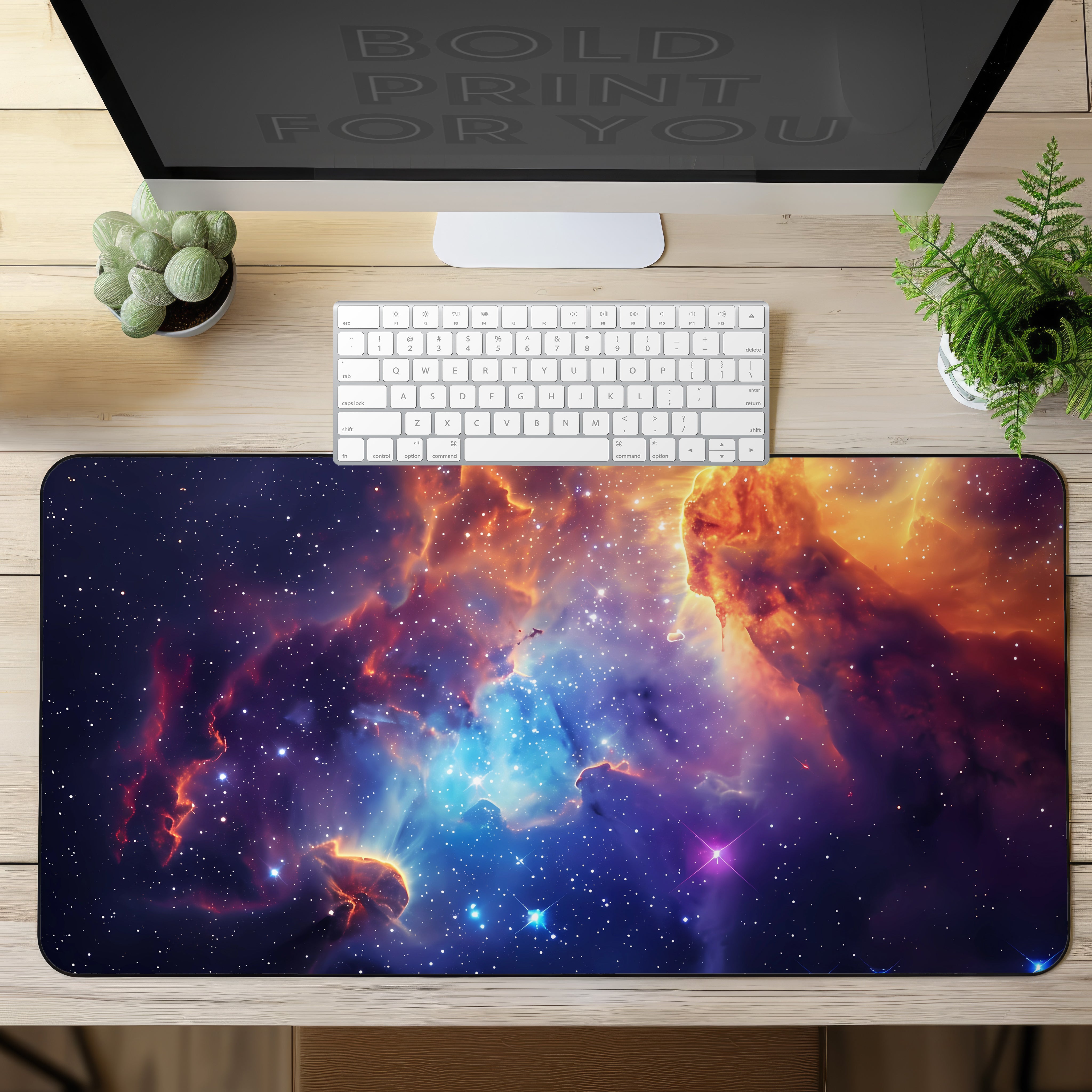 Allleftout Galaxy Cosmic Desk Mat