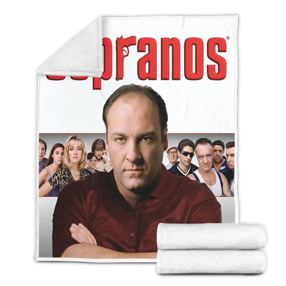 The Sopranos Original Character Poster Fleece Blanket Gift For Christmas Thanksgiving Halloween