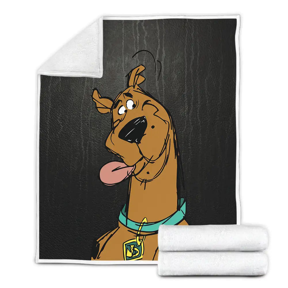 The Scooby-Doo Show Scooby-Doo Drawing Fleece Blanket Gift For Christmas Thanksgiving Halloween
