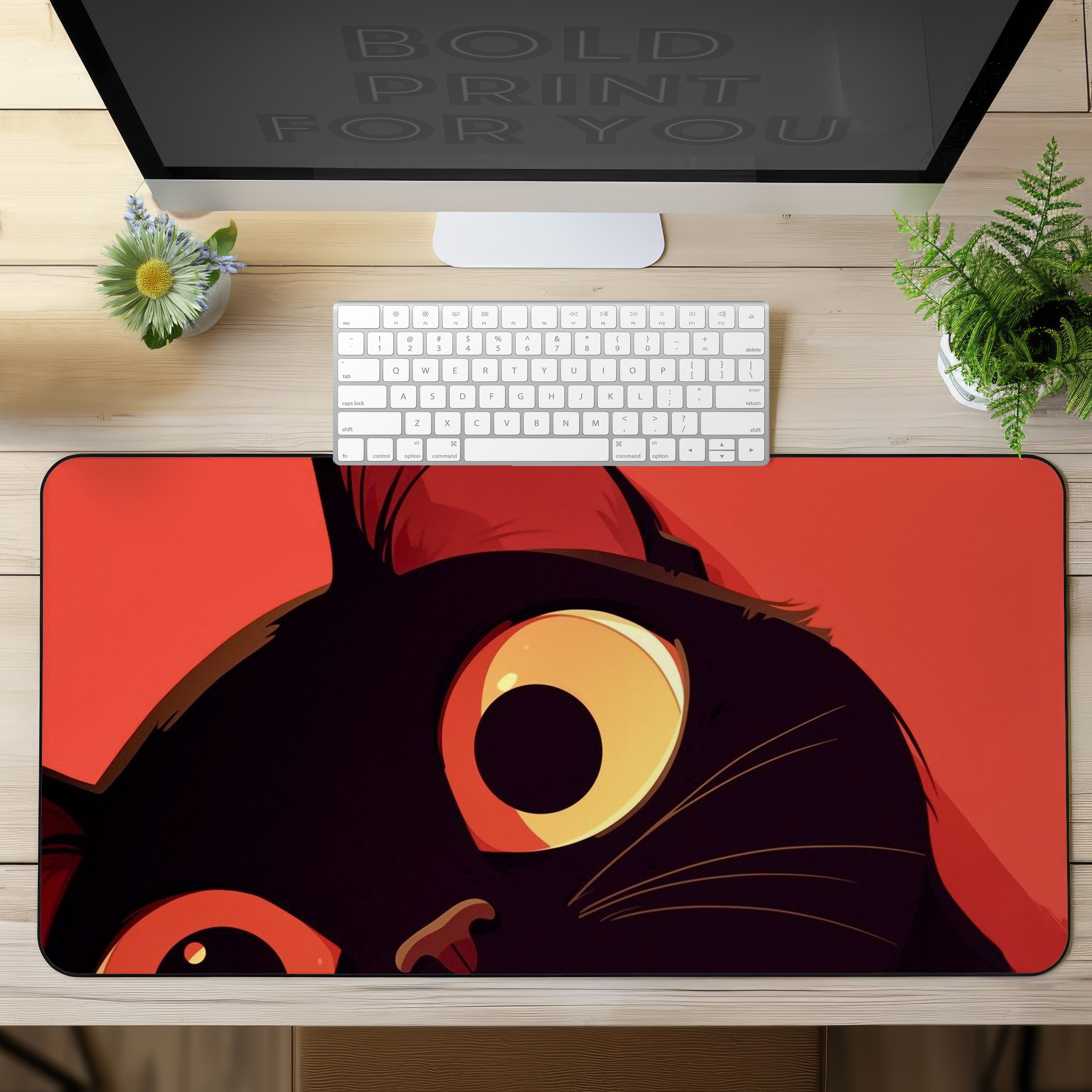 Allleftout Cute Kitty Desk Mat