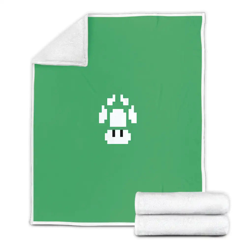 Super Mario Bros Minimalism Pic Fleece Blanket Gift For Birthday Halloween Christmas Thanksgiving