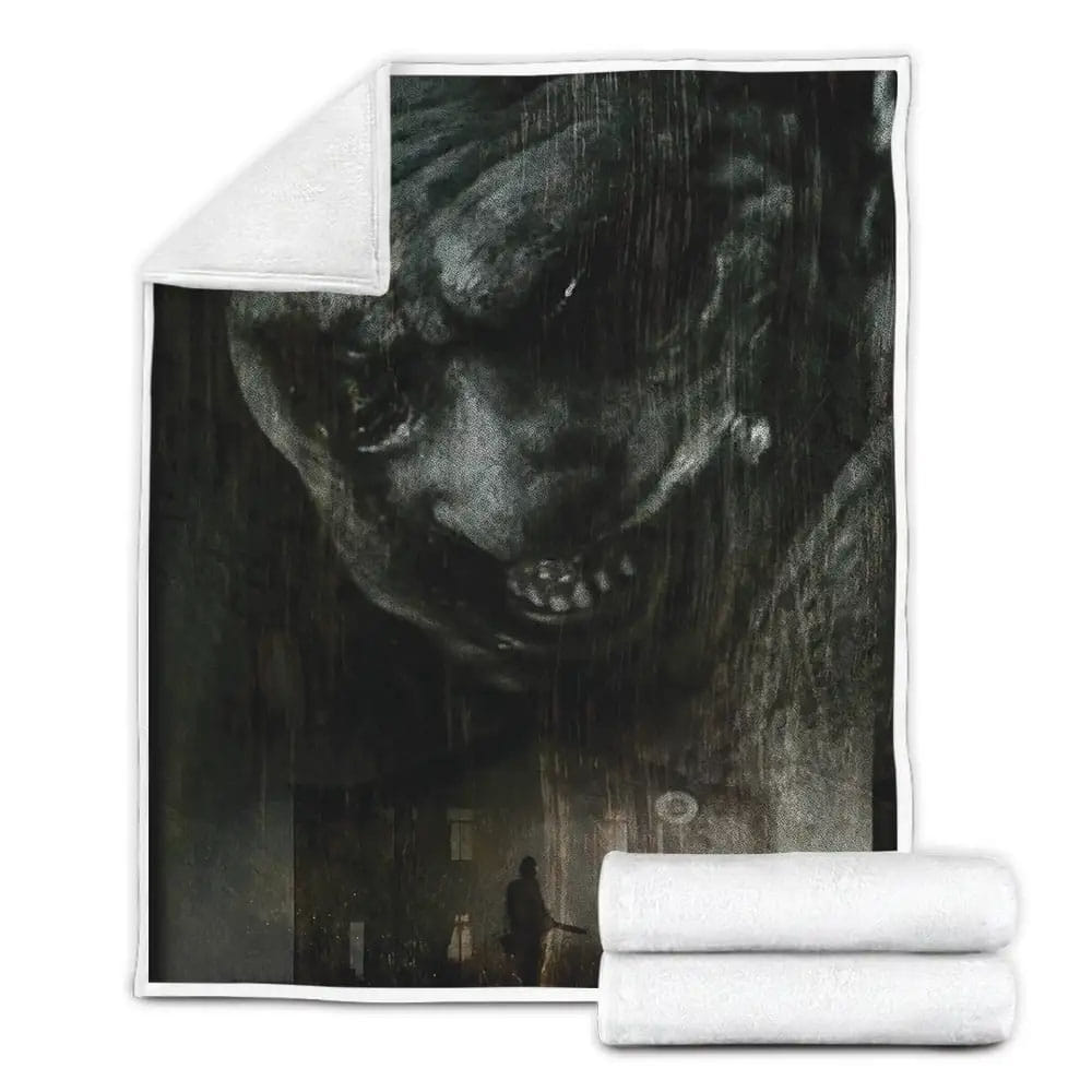 The Texas Chainsaw Massacre Movie Poster Fleece Blanket Gift For Christmas Thanksgiving Halloween
