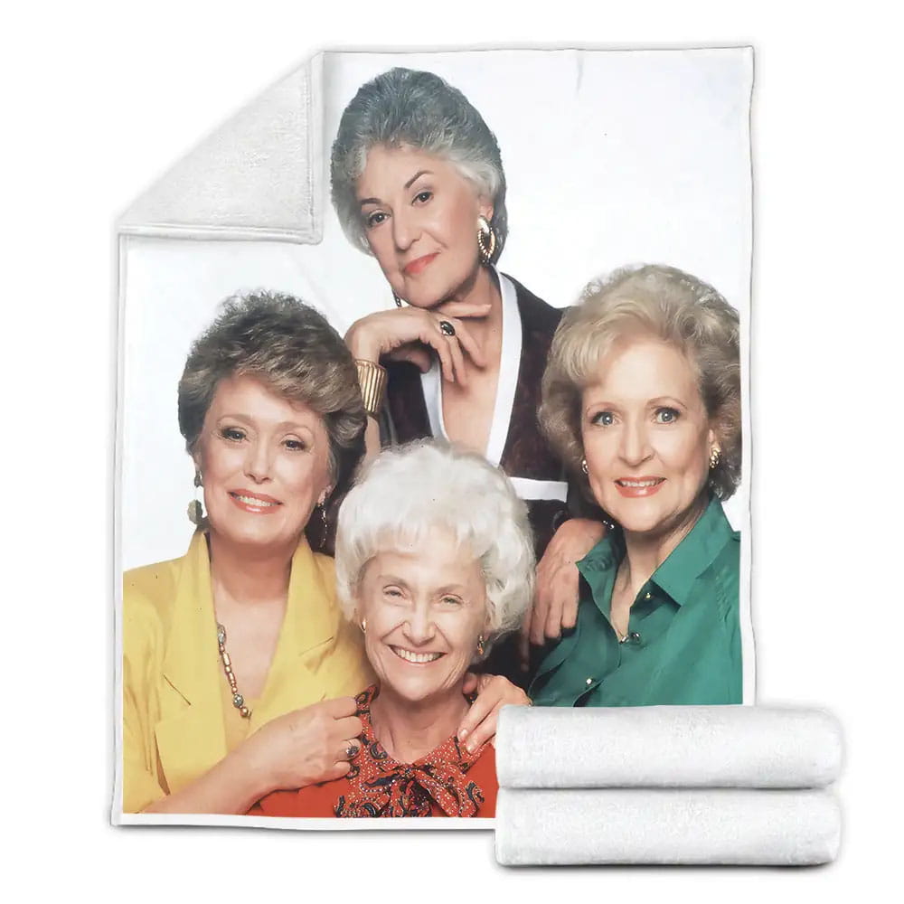 The Golden Girls 1985 Beautiful Ladies Fleece Blanket Gift For Christmas Thanksgiving Halloween