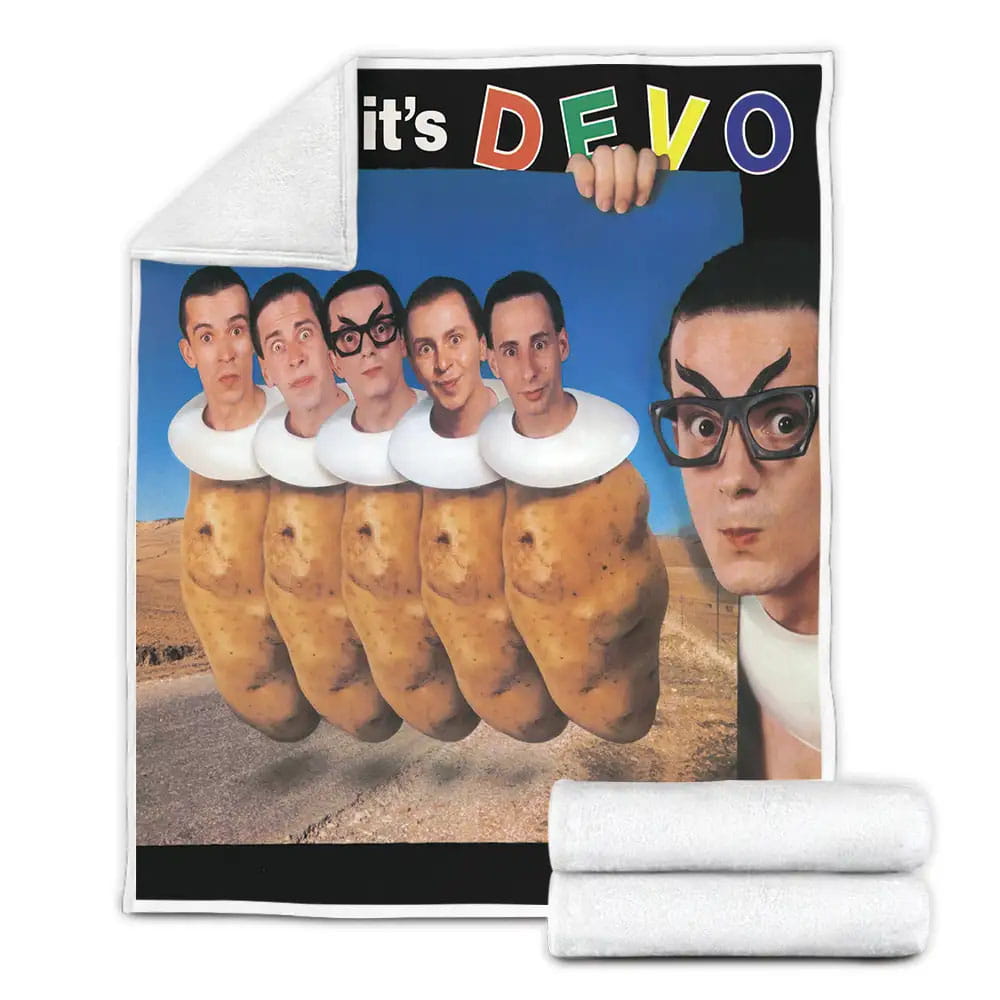 Mark Mothersbaugh Devo Oh No Its Devo Fleece Blanket Gift For Christmas Thanksgiving Halloween