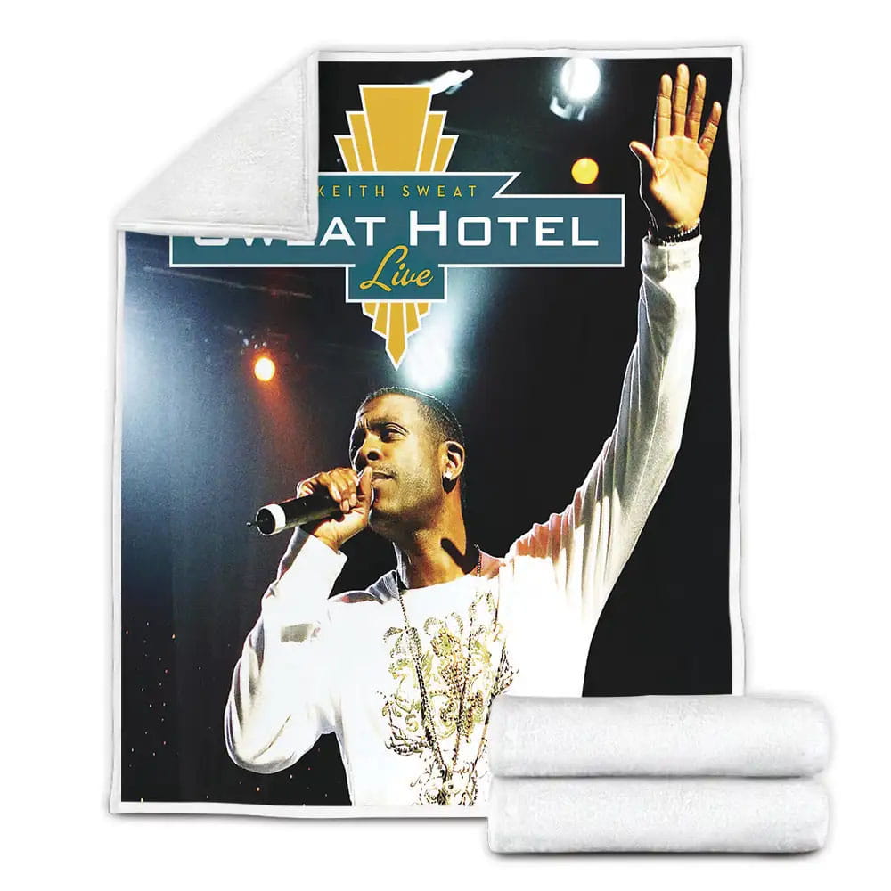 Keith Sweat Album Cover Sweat Hotel Live Fleece Blanket Gift For Christmas Thanksgiving Halloween