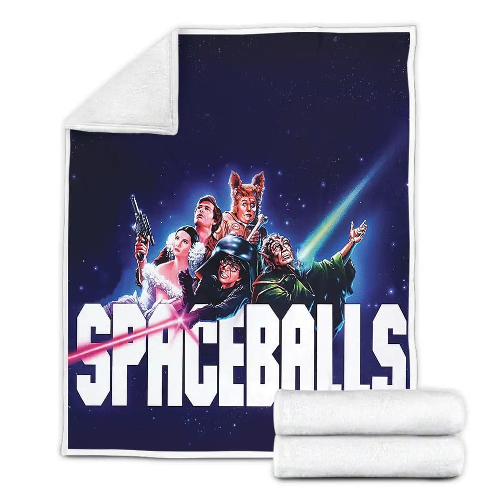 Spaceballs 1987 Movie Wallpapers Fleece Blanket Gift For Birthday Halloween Christmas Thanksgiving