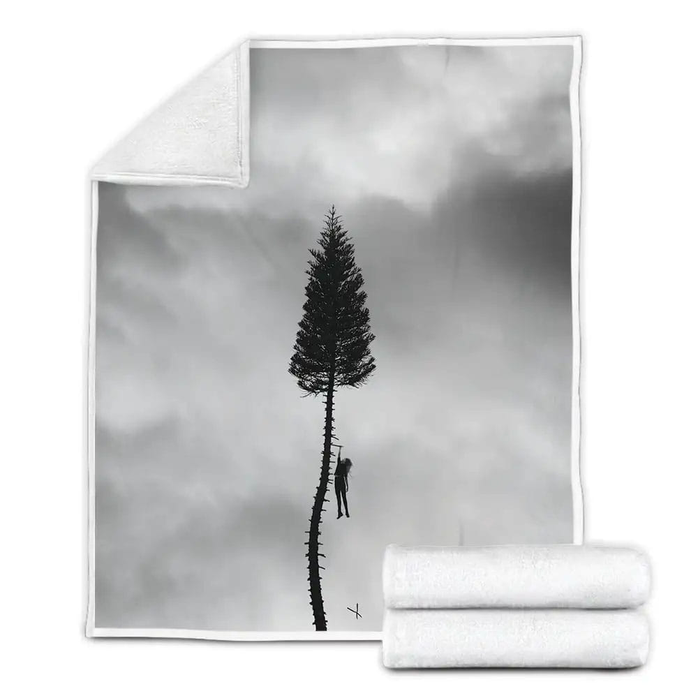 Manchester Orchestra Single Tree Fleece Blanket Gift For Birthday Halloween Christmas Thanksgiving