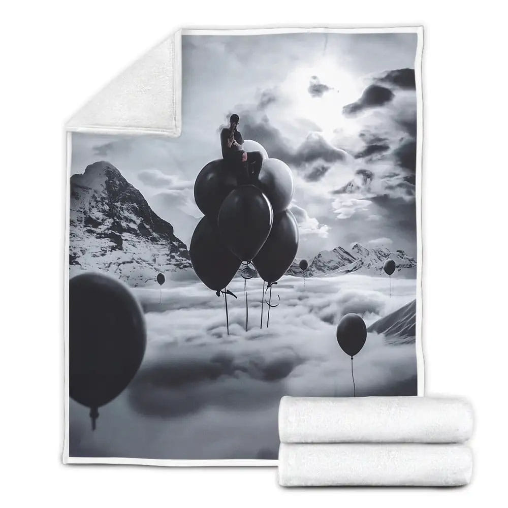 Nf The Search Album Alternative Artwork Fleece Blanket Gift For Christmas Thanksgiving Halloween