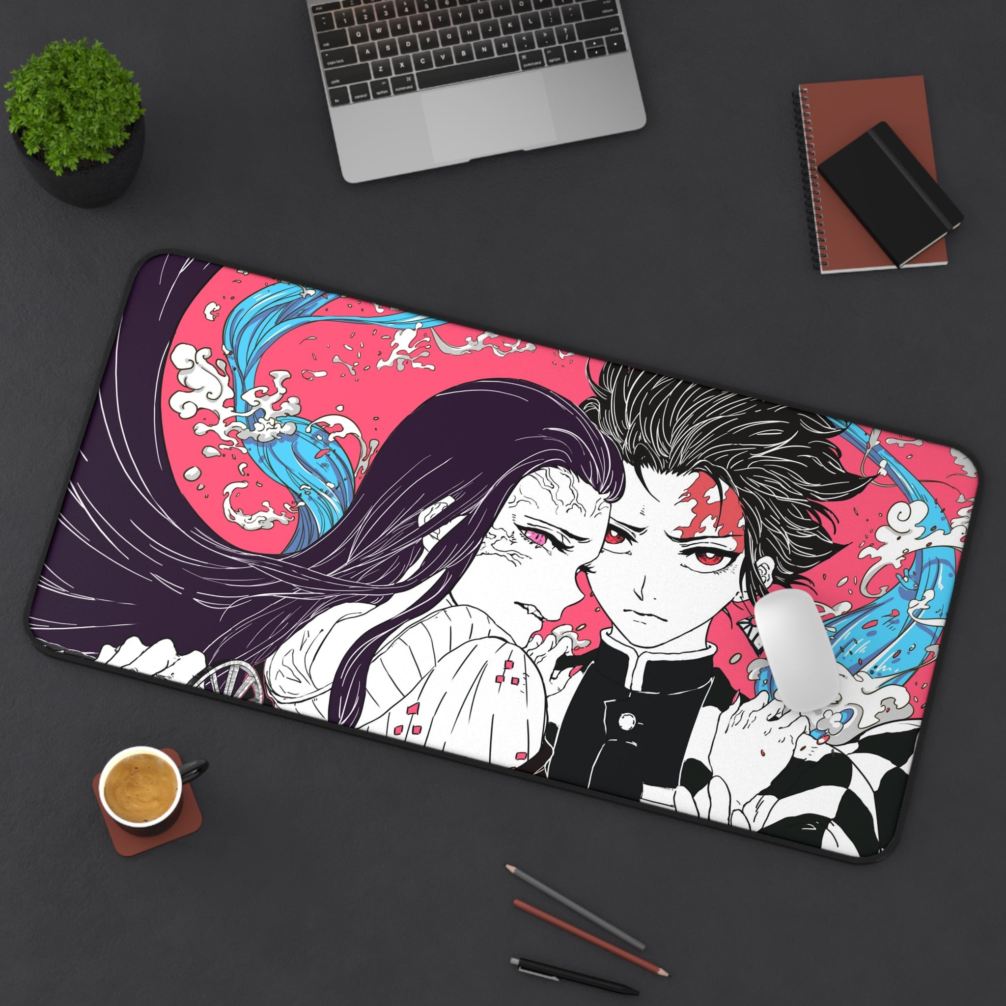 Allleftout Desk Mat Anime Demon Slayer