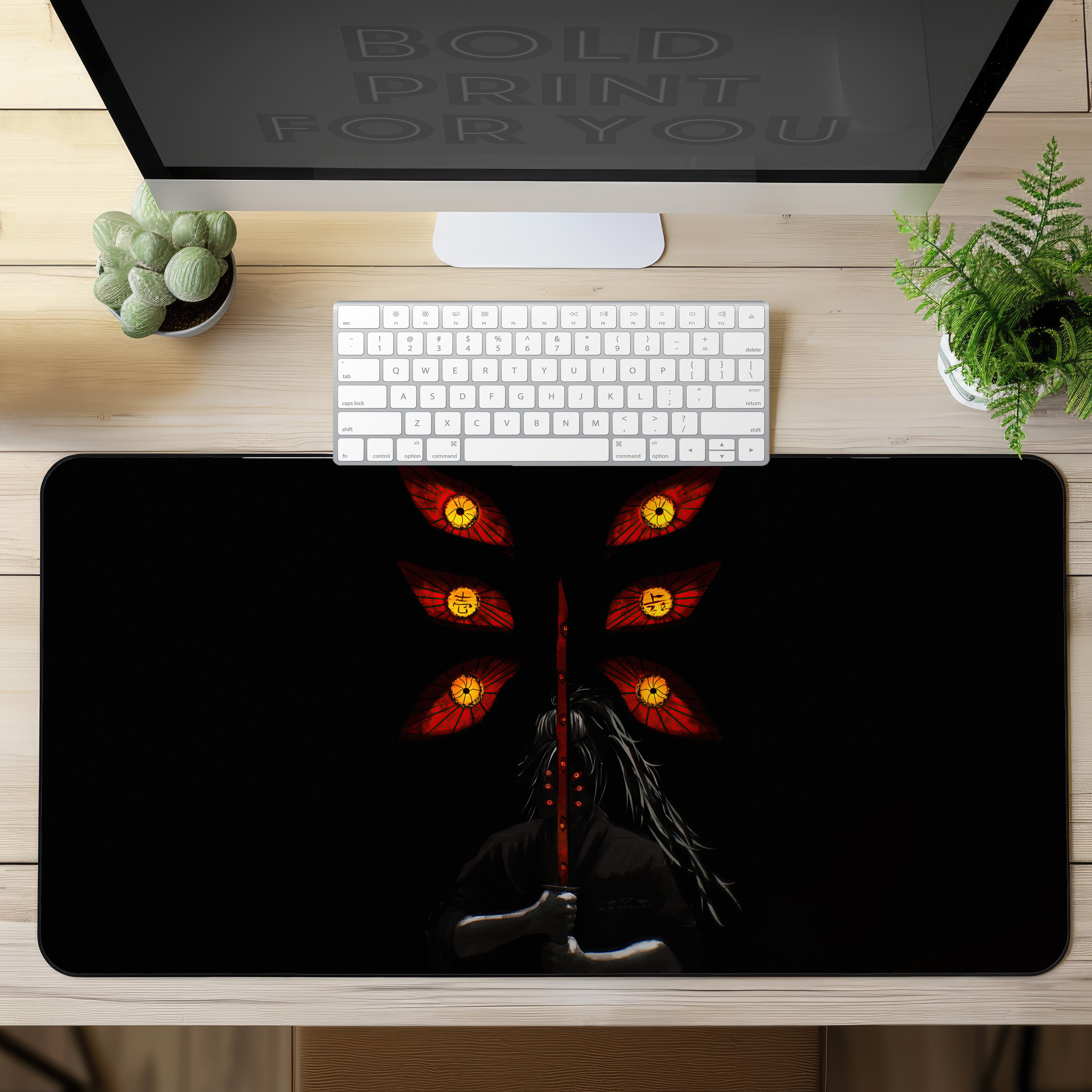 Allleftout Demon Slayer Dark Anime Desk Mat