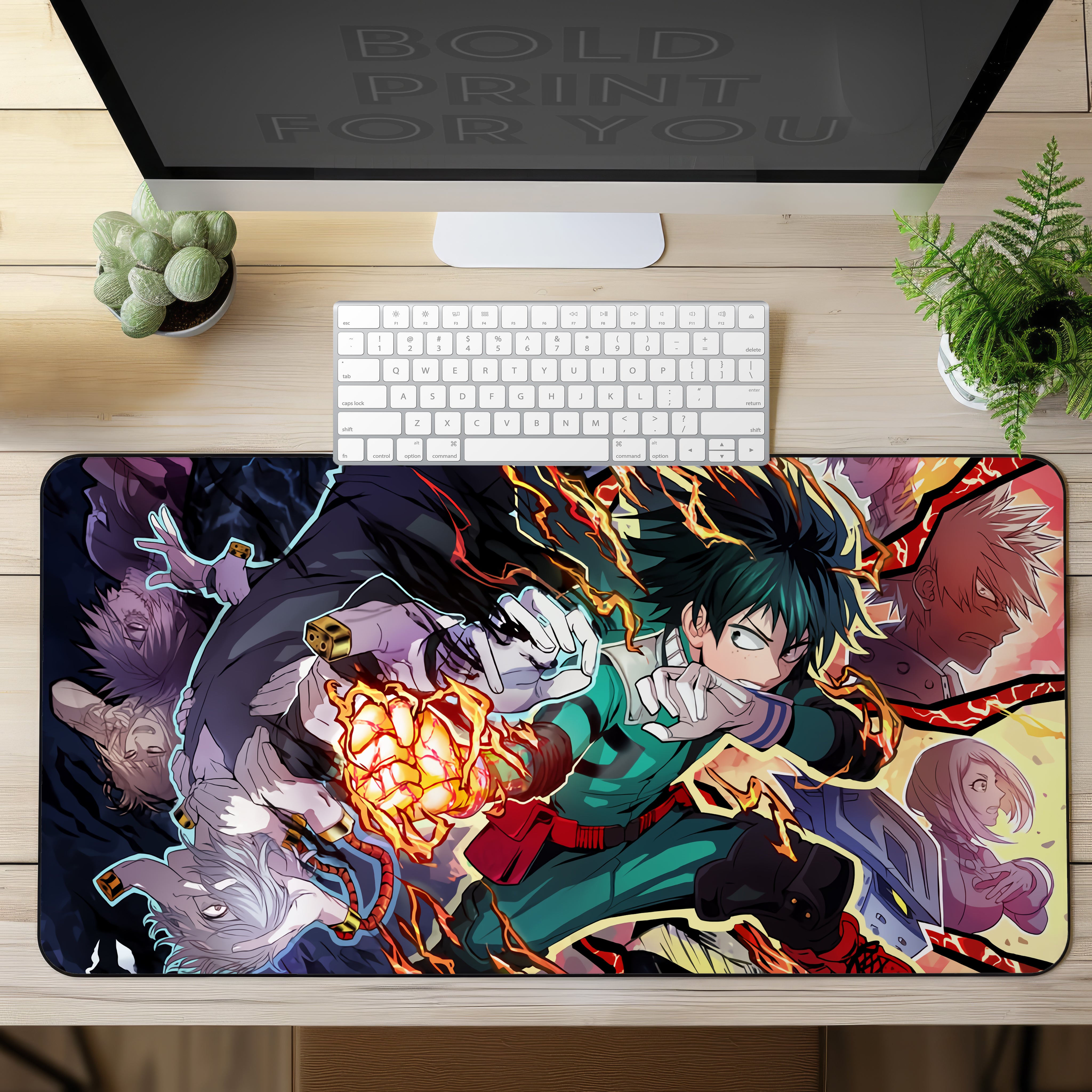 Allleftout My Hero Academia Anime Desk Mat