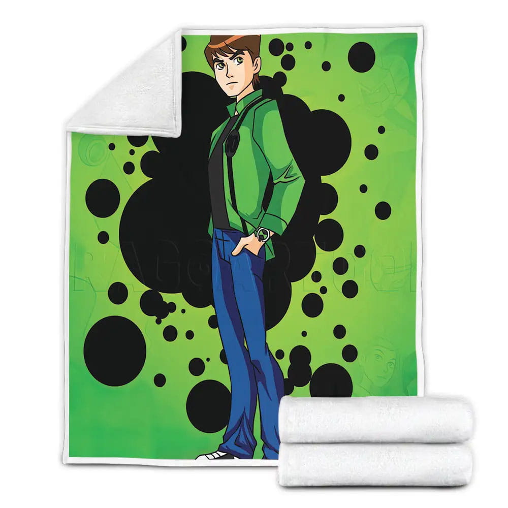 Ben 10 Alien Force Animated Series Art Fleece Blanket Gift For Christmas Thanksgiving Halloween