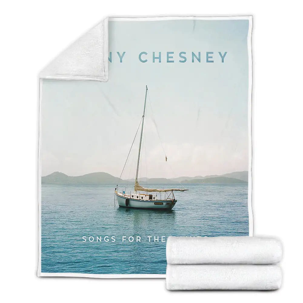 Kenny Chesney Song For The Saints Fleece Blanket Gift For Birthday Halloween Christmas Thanksgiving