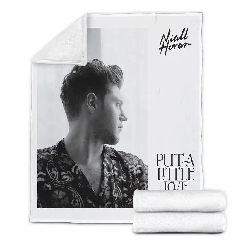 Niall Horan Put A Little Love On Me Fleece Blanket Gift For Birthday Halloween Christmas Thanksgiving