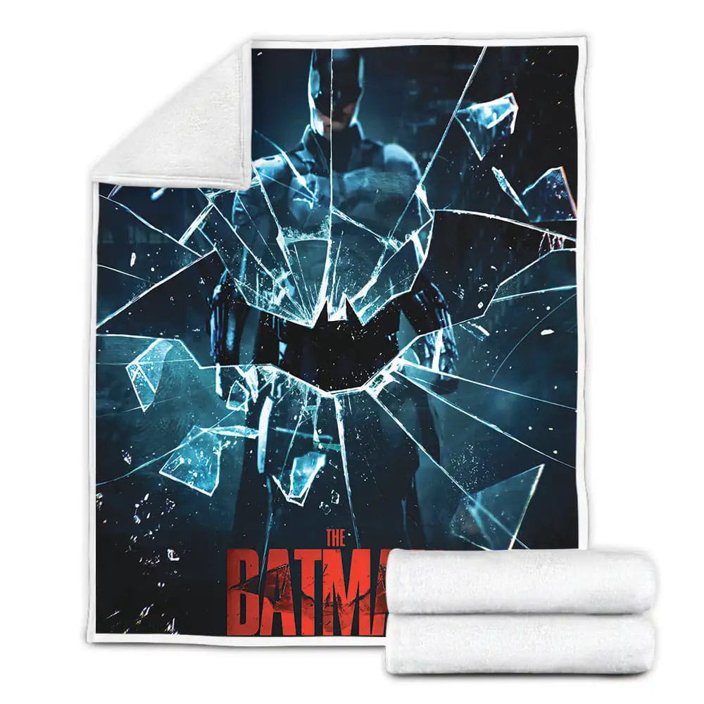 The Batman Movie Alternative Poster Fleece Blanket Gift For Birthday Halloween Christmas Thanksgiving