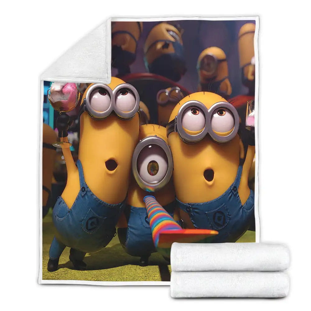 Kevin The Minion from Despicable Me Fleece Blanket Gift For Birthday Halloween Christmas Thanksgiving