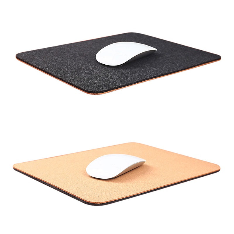 Allleftout Felt Double-Sided Office Mousepad Warm And Non-Slip Desk Writing Pad