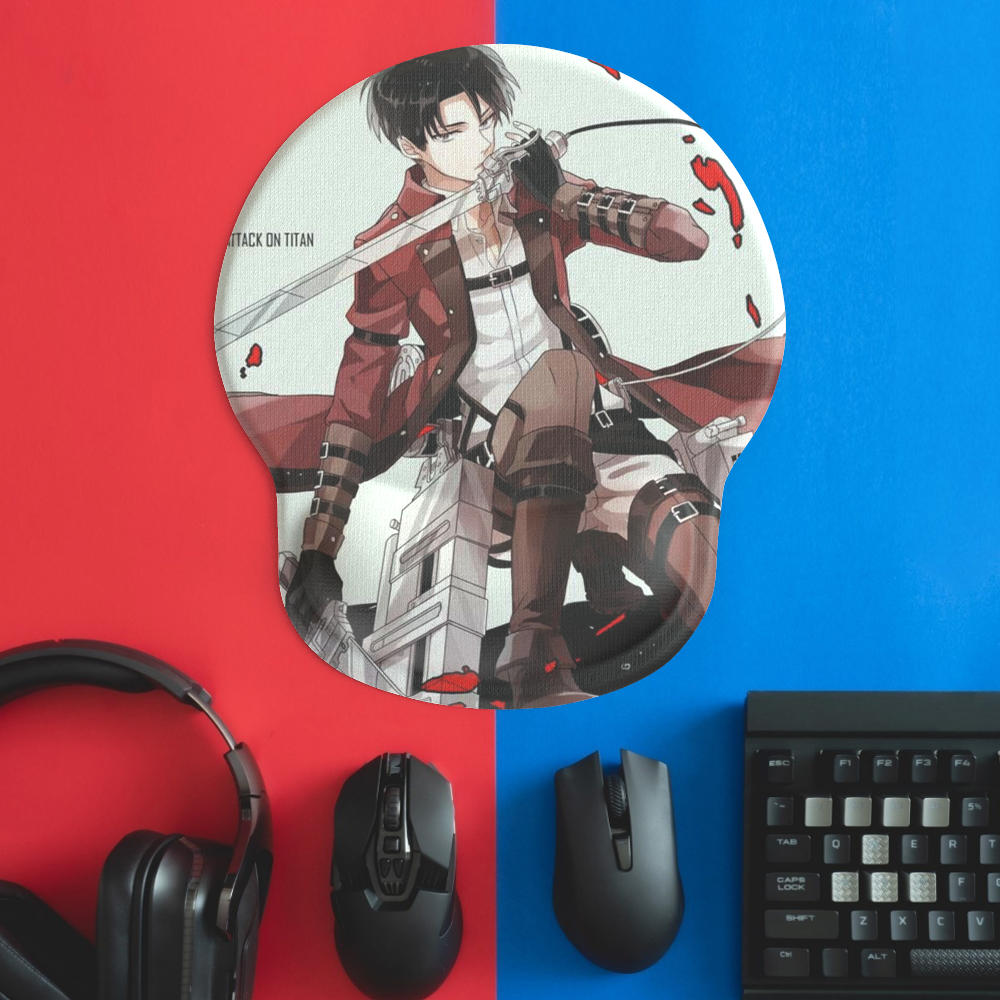Allleftout Custom Mouse Pad 3D Mousepad With Silicone Wrist Rest