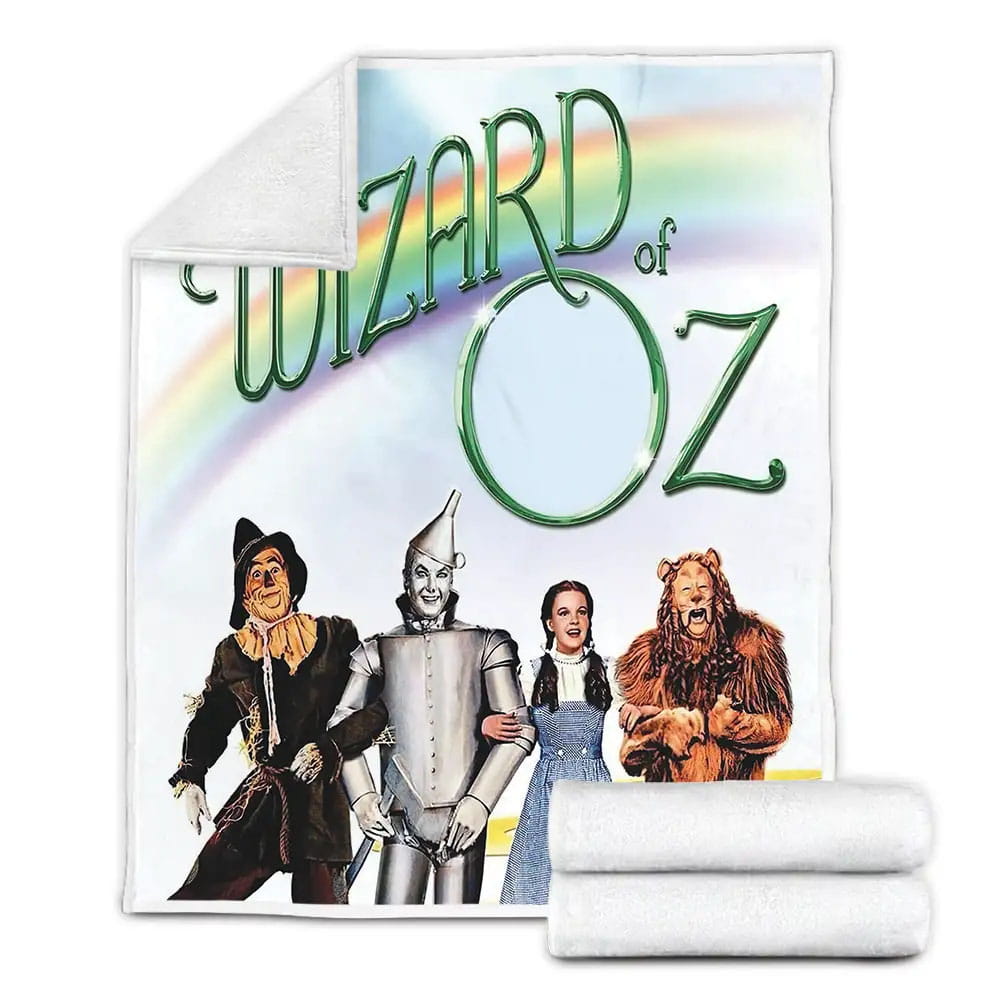 The Wizard Of Oz Movie Rainbow Photo Fleece Blanket Gift For Birthday Halloween Christmas Thanksgiving