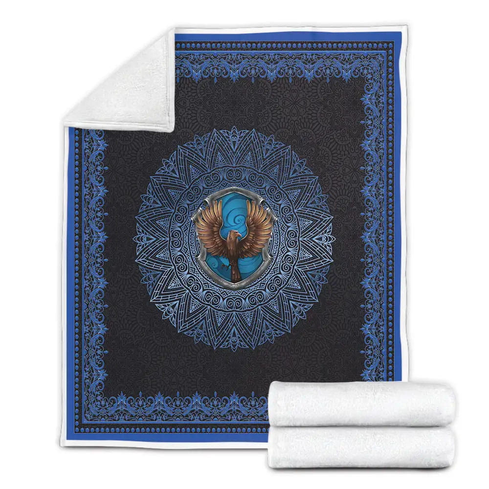 Hogwart House Ravenclaw Harry Potter Fleece Blanket Gift For Birthday Halloween Christmas Thanksgiving