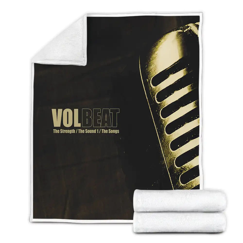 Volbeat Band The Strength The Sound The Songs Album Cover Fleece Blanket Gift For Wife Husband Besties