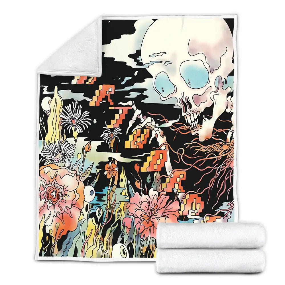 The Shins Band Heartworms Album Cover Fleece Blanket Gift For Birthday Halloween Christmas Thanksgiving
