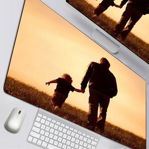 Allleftout Custom Photo Mousepad Gift For Father 35"X16"